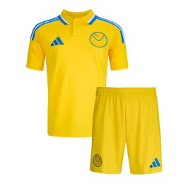 Leeds United Uit tenue Kids 2024-25 Korte Mouw (+ Korte broeken)